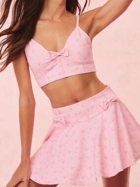 LoveShackFancy Corene Skort XL NWT